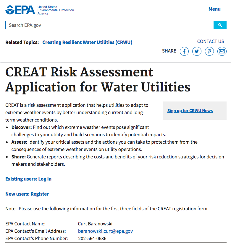 EPA CREAT Risk Assessment