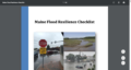 Screenshot of Maine Flood Resilience Checklist