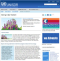 Screenshot of Making Cities Resilient: United Nations Office for Disaster Risk Reduction