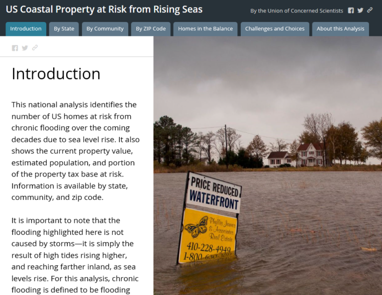 Underwater: US Coastal Property at Risk from Rising Seas | ChucktownFloods
